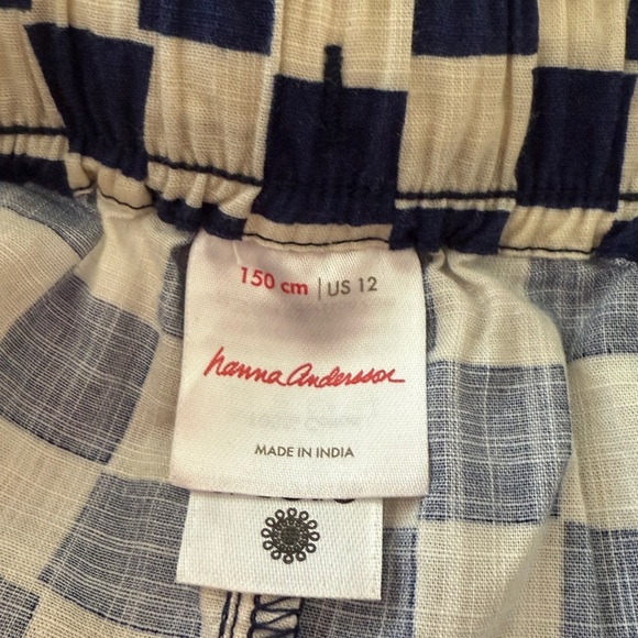 Hanna Andersson Kids Matching Set - Checkered Shorts and Short Sleeve Shirt - 10 - Picture 5 of 6